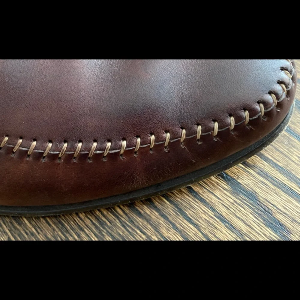 Magnanni Brown Leather Penny Loafers